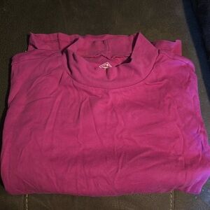 Pink Mockneck Long Sleeve
